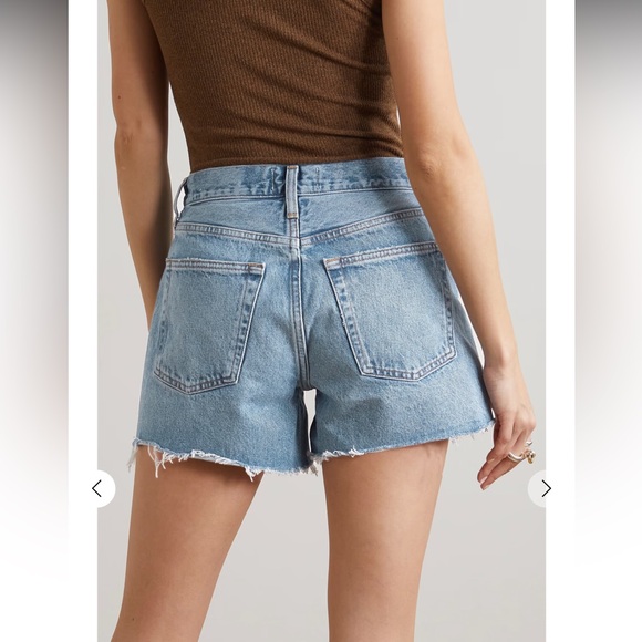 Agolde Parker Long Vintage Jean Shorts Size 29 - Picture 8 of 12